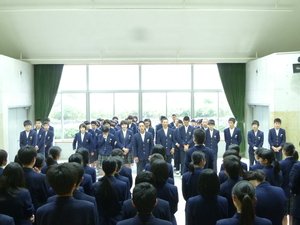 出雲市総体壮行式2