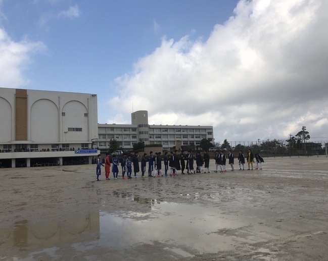 雪の中でしたが晴れ間もありました