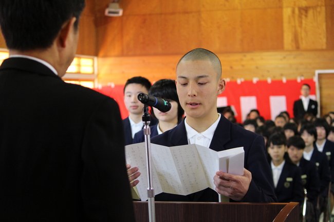 卒業生お別れの言葉