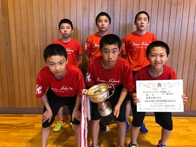 男子団体優勝メンバー