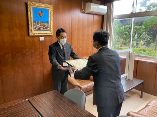 感謝状贈呈式１