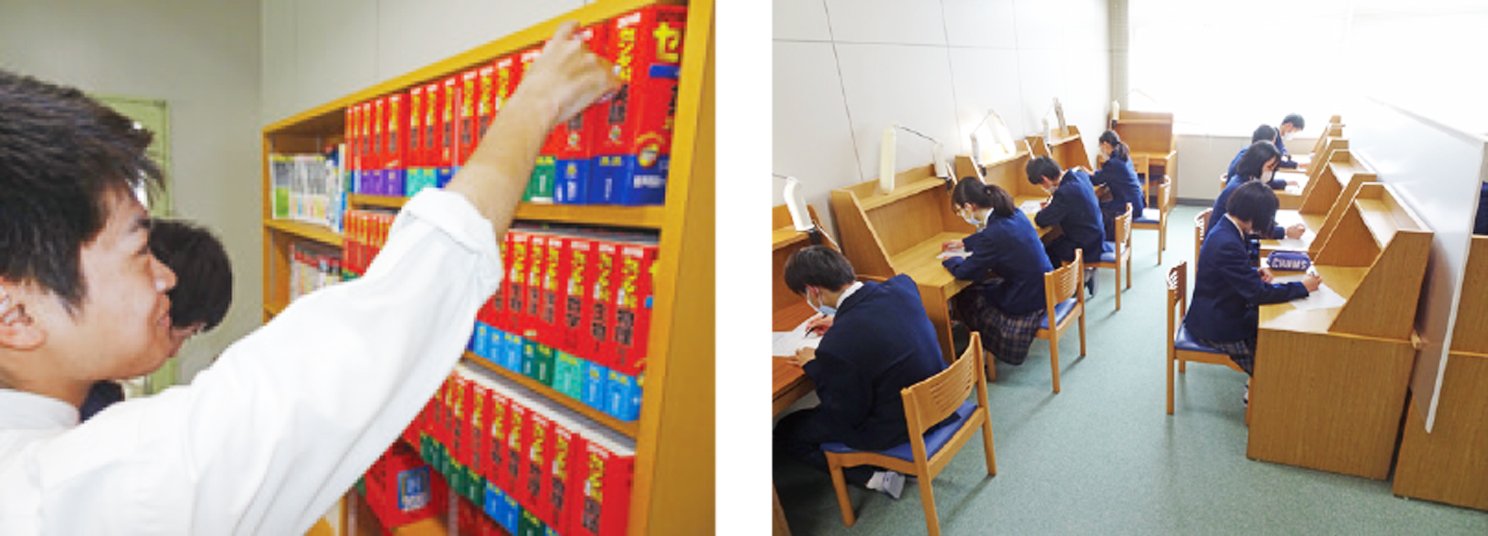 7. 自習室「サロン」完備
