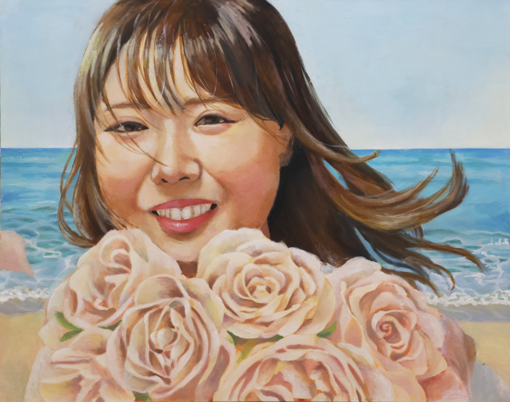２作品目　油彩　人物画　