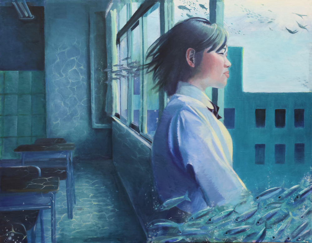 ２作品目　油彩　人物画